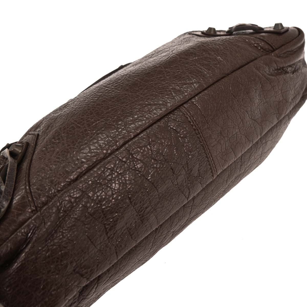 Balenciaga Brown The Town 2way Shoulder Handbag