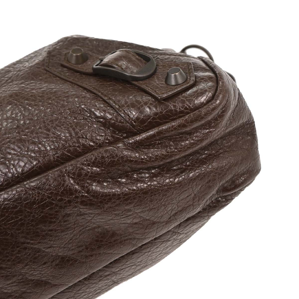 Balenciaga Brown The Town 2way Shoulder Handbag