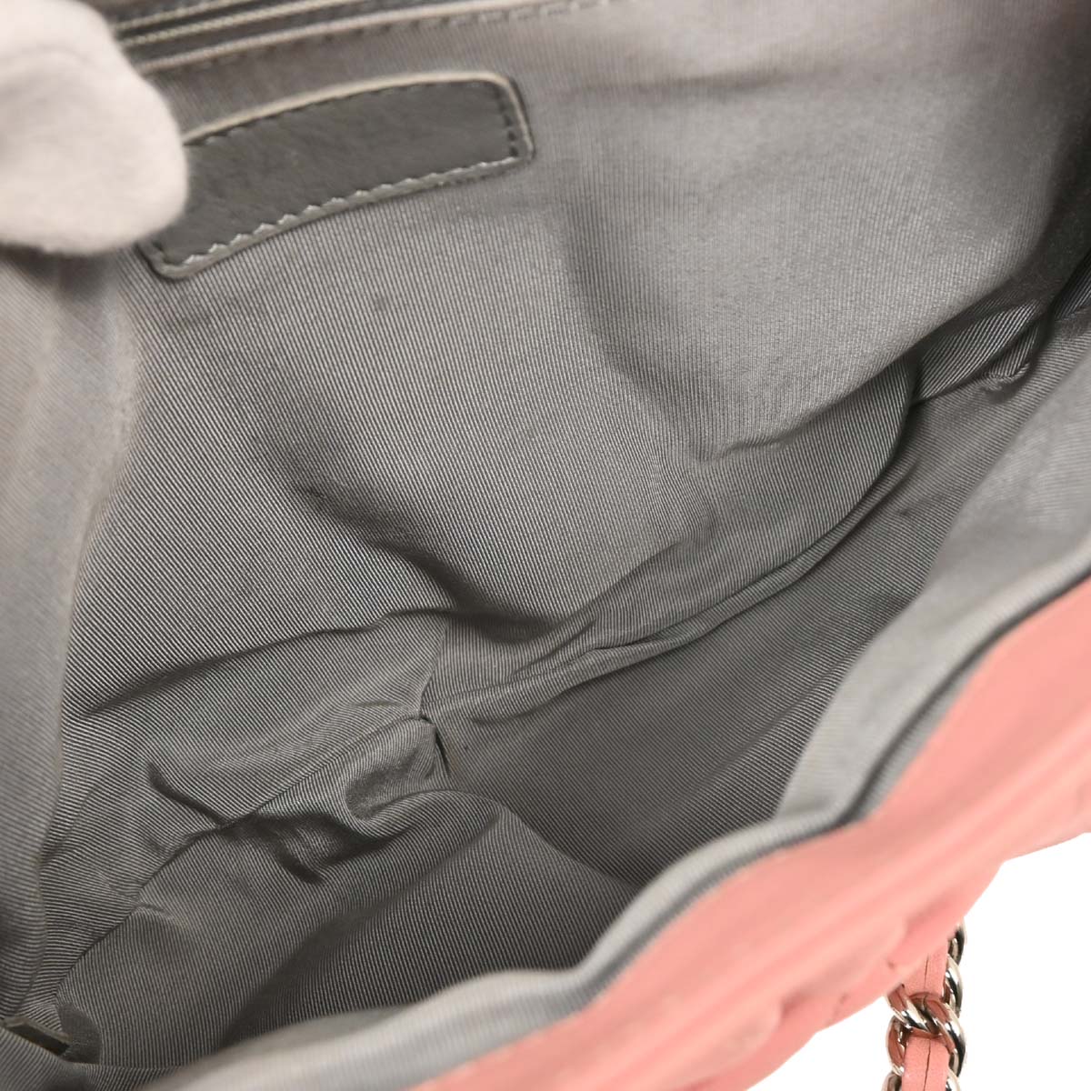 Chanel 2013-2014 Pink Calfskin Around Chain Shoulder Bag