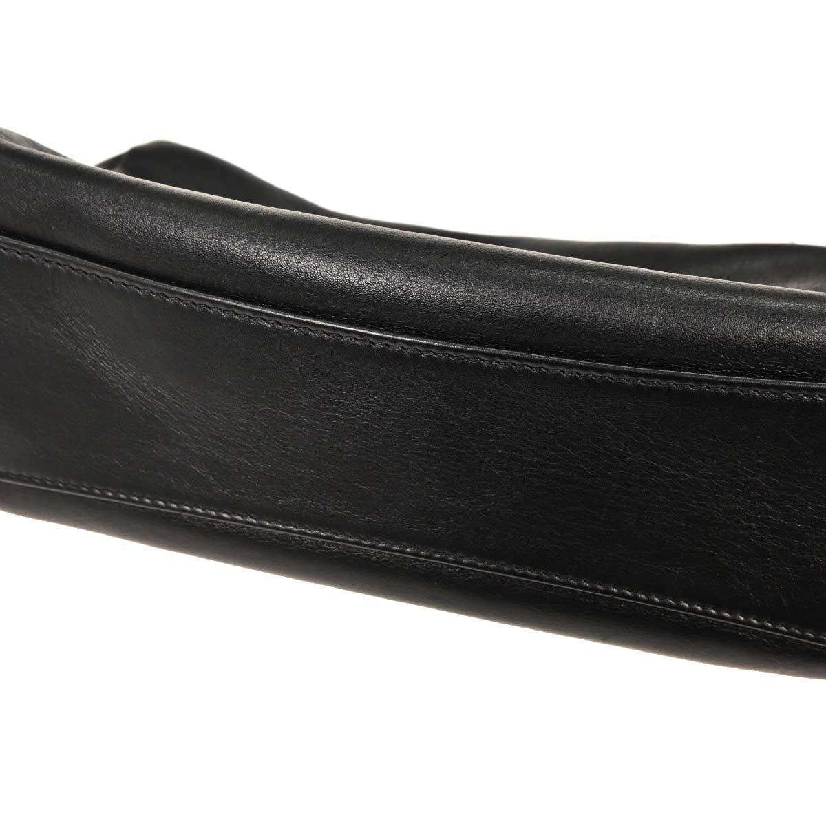 Chanel Black Calfskin Signature 2way Shoulder Handbag