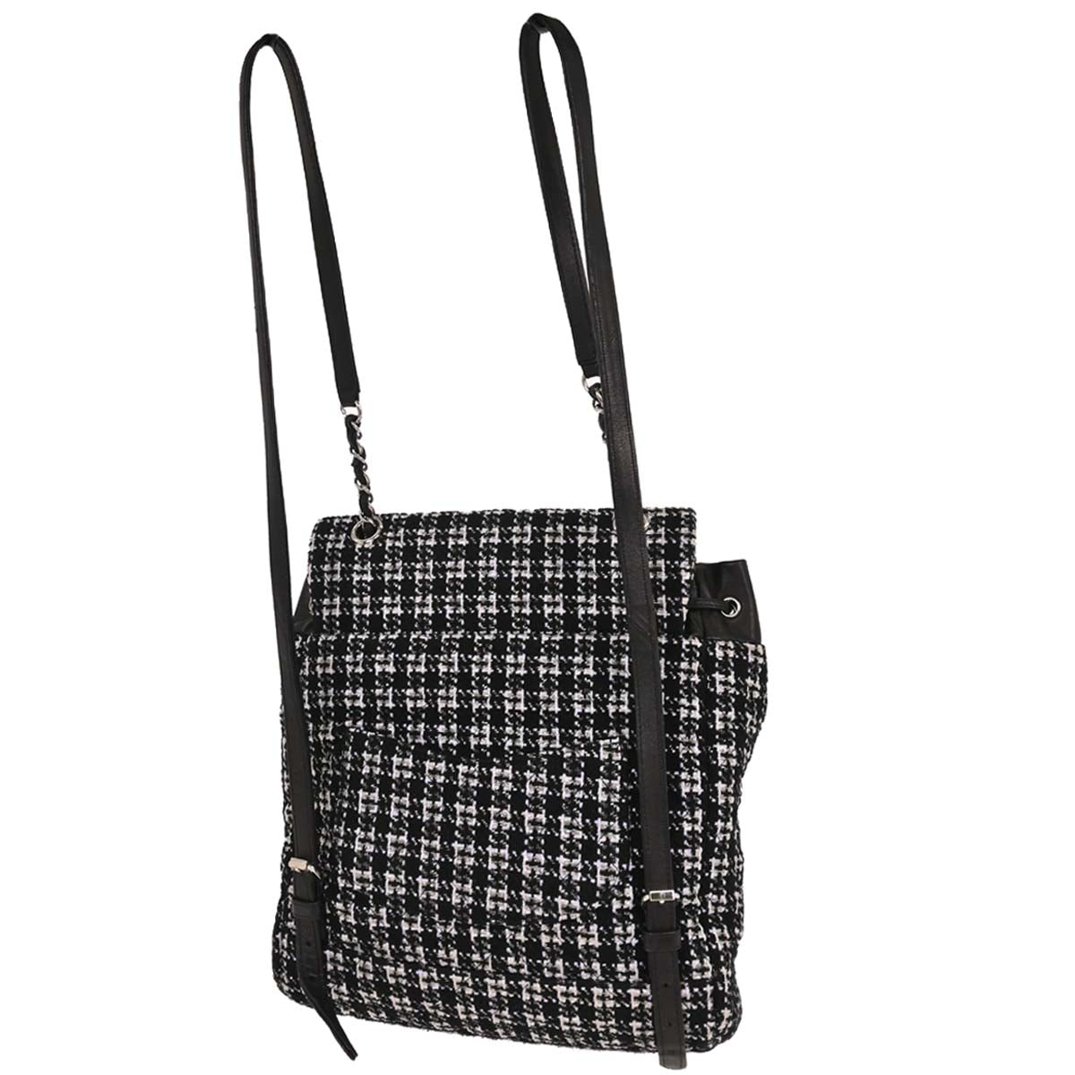 Chanel 2016-2017 Black Tweed Urban Spirit Backpack Backpack
