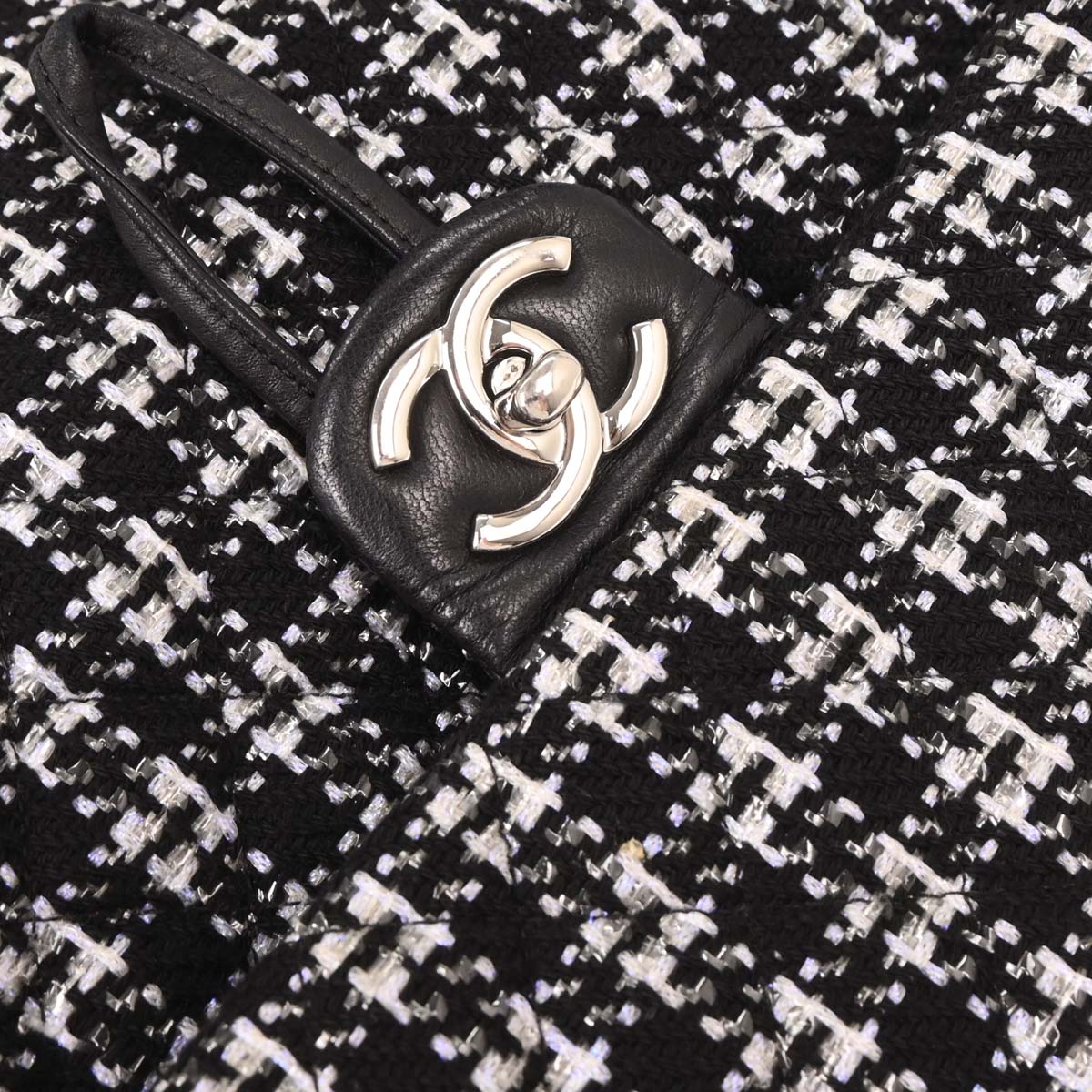 Chanel 2016-2017 Black Tweed Urban Spirit Backpack Backpack