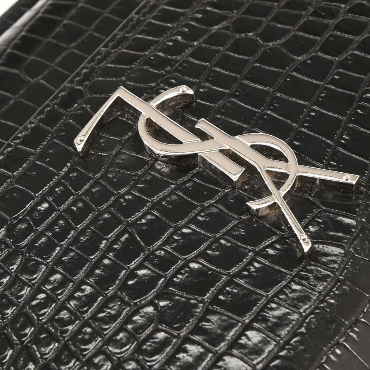 Saint Laurent * Black Leather Sunset Shoulder Bag