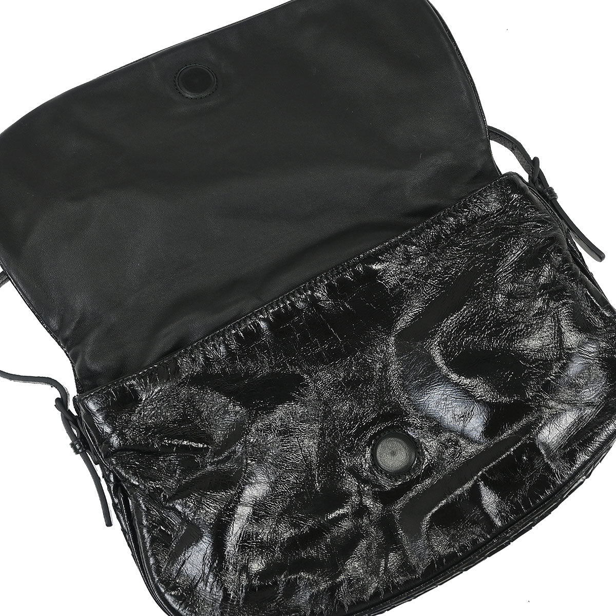 Bottega Veneta Black Intrecciato Handbag