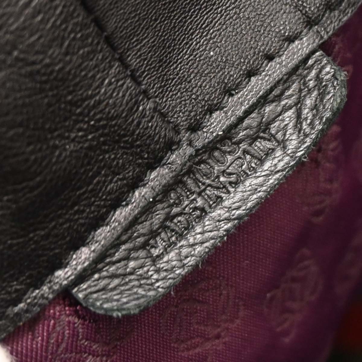 Loewe Black Lambskin Nappa Aire Tote Handbag