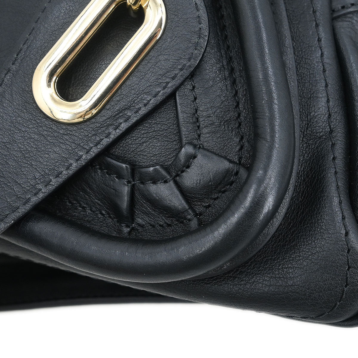 Chloe Black Paraty 2way Shoulder Handbag