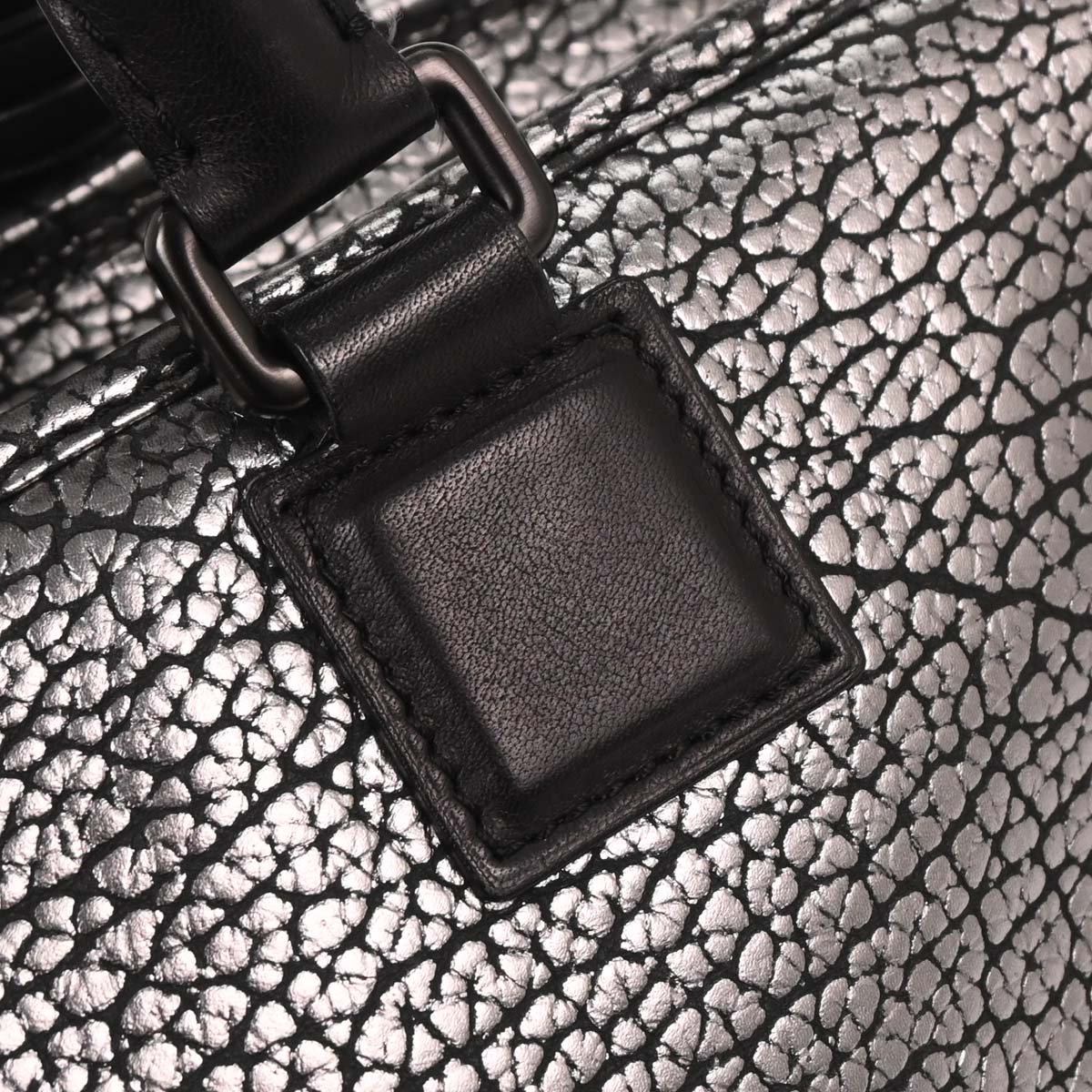 Loewe Silver Black Amazona 28 Handbag