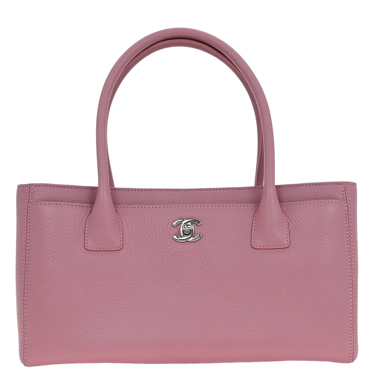 Chanel 2014-2015 Pink Deerskin Executive Cerf Tote Bag