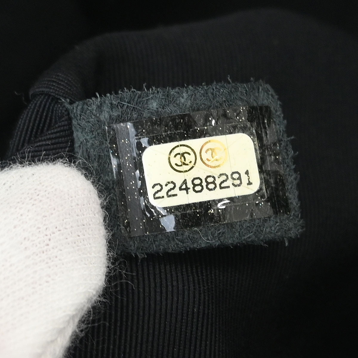 Chanel Black Calfskin Shoulder Bag