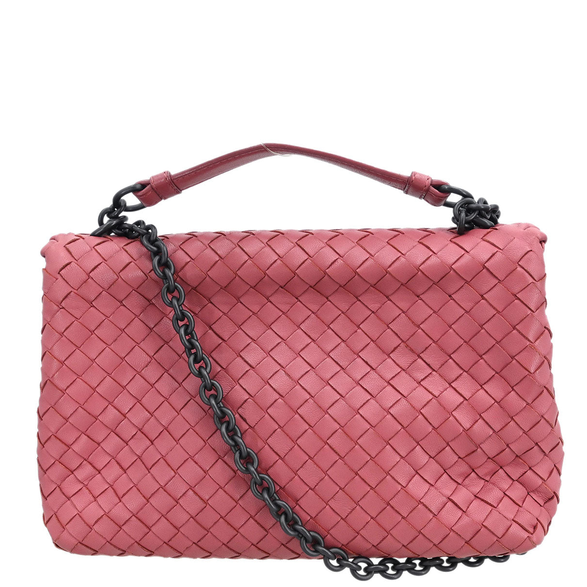 Bottega Veneta Pink Intrecciato 2way Shoulder Handbag