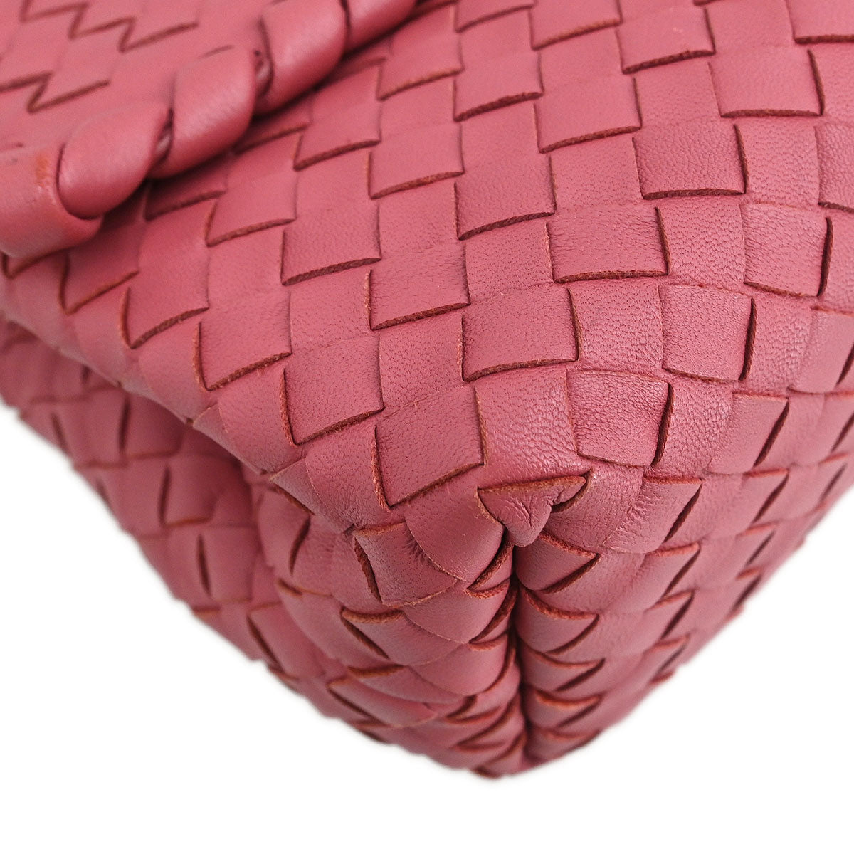 Bottega Veneta Pink Intrecciato 2way Shoulder Handbag