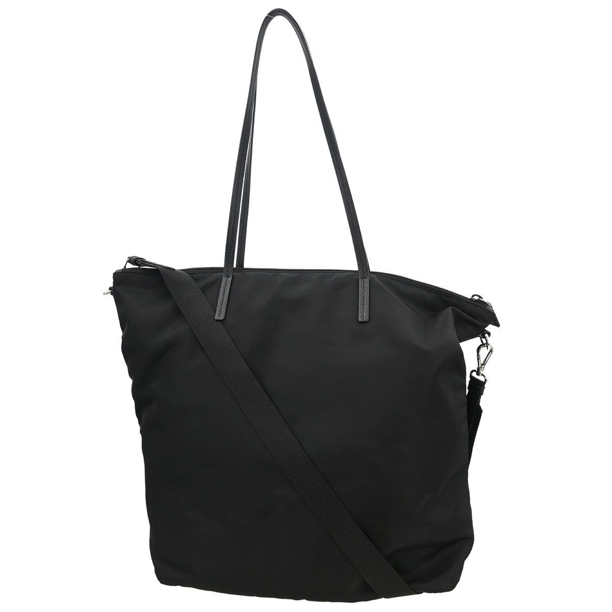 Prada Black Nylon 2way Shoulder Tote Handbag