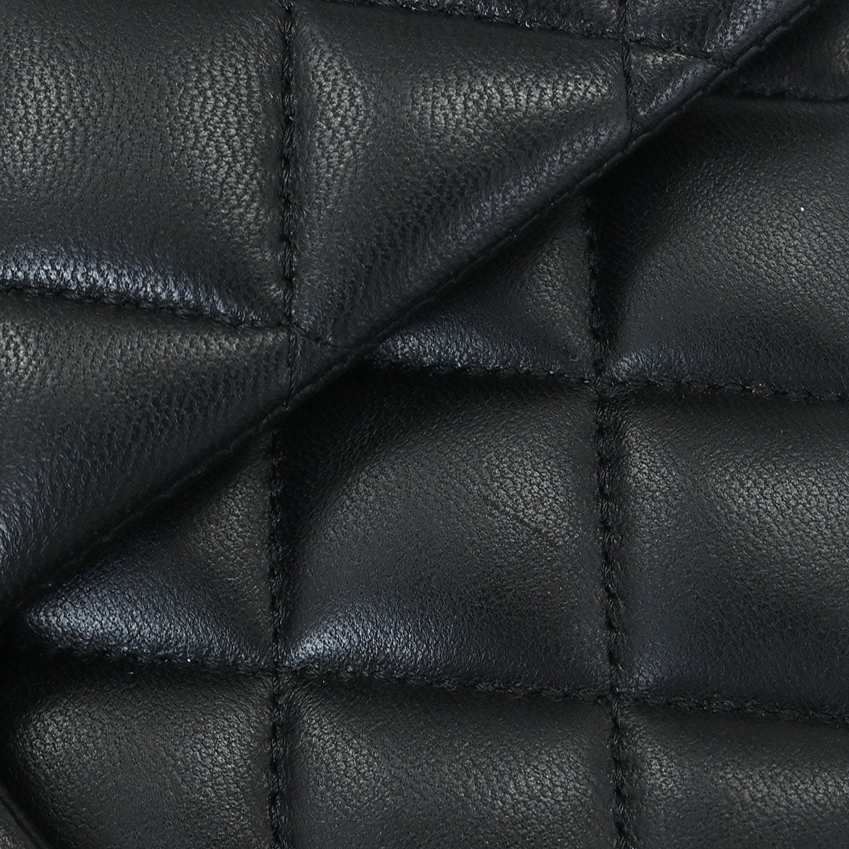 Chanel 2015-2016 Black Lambskin Medium Classic Double Flap Shoulder Bag