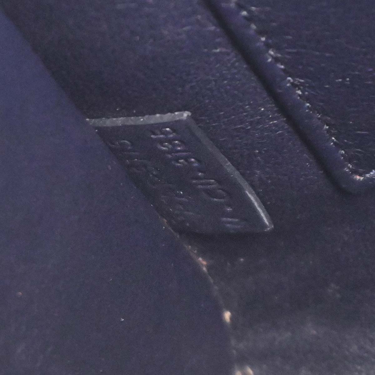 Celine Navy Leather Nano Luggage 2way Shoulder Tote Bag