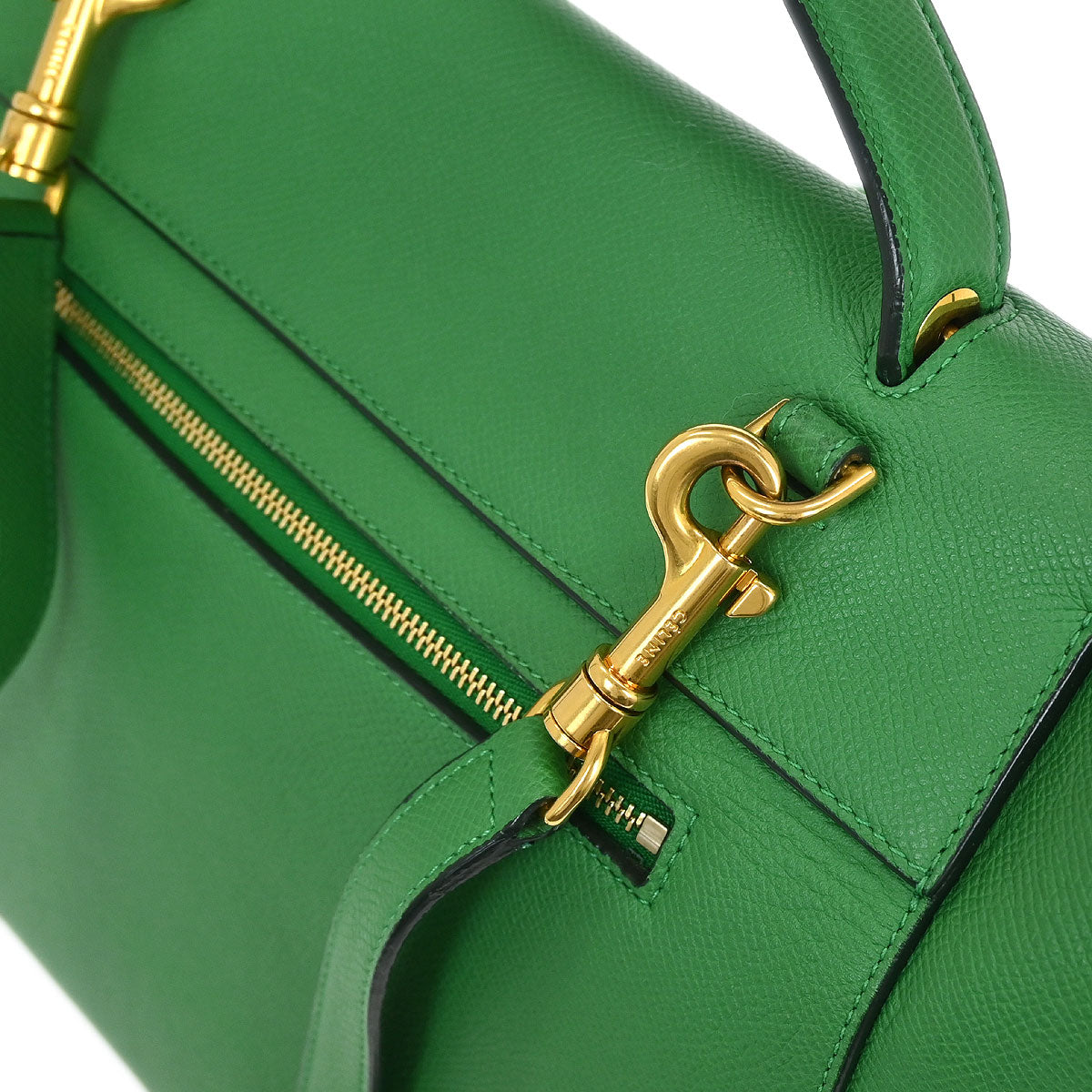 Celine Green Belt Bag 2way Shoulder Handbag