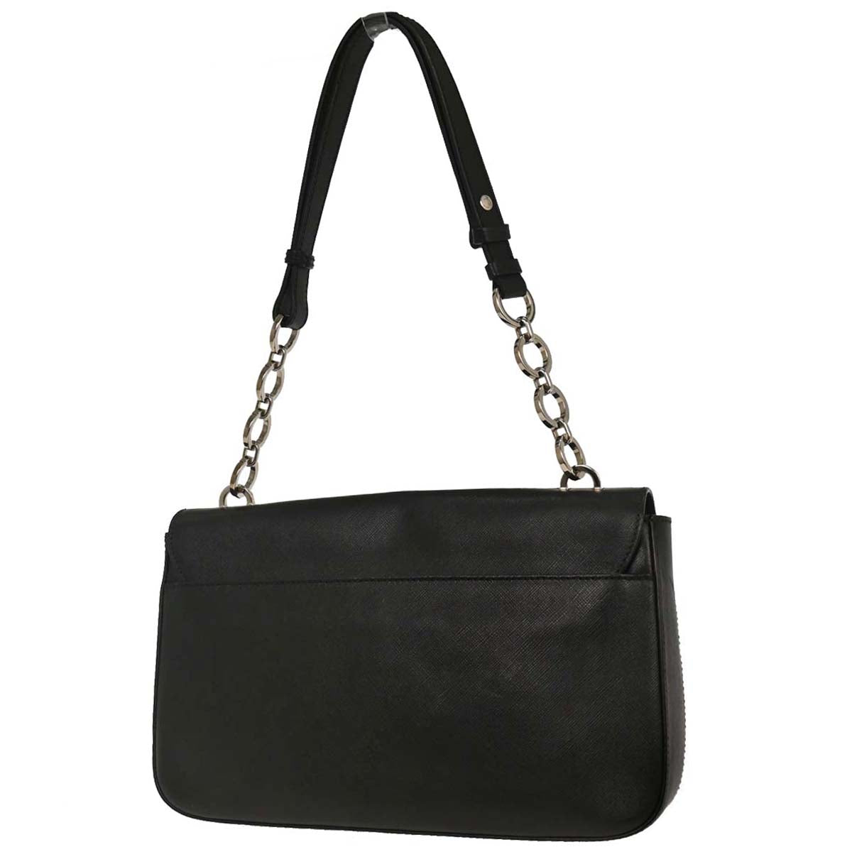 Salvatore Ferragamo Black Gancini Shoulder Bag