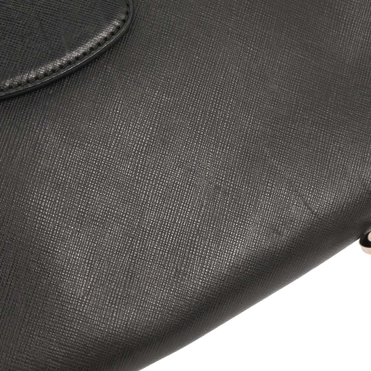 Salvatore Ferragamo Black Gancini Shoulder Bag