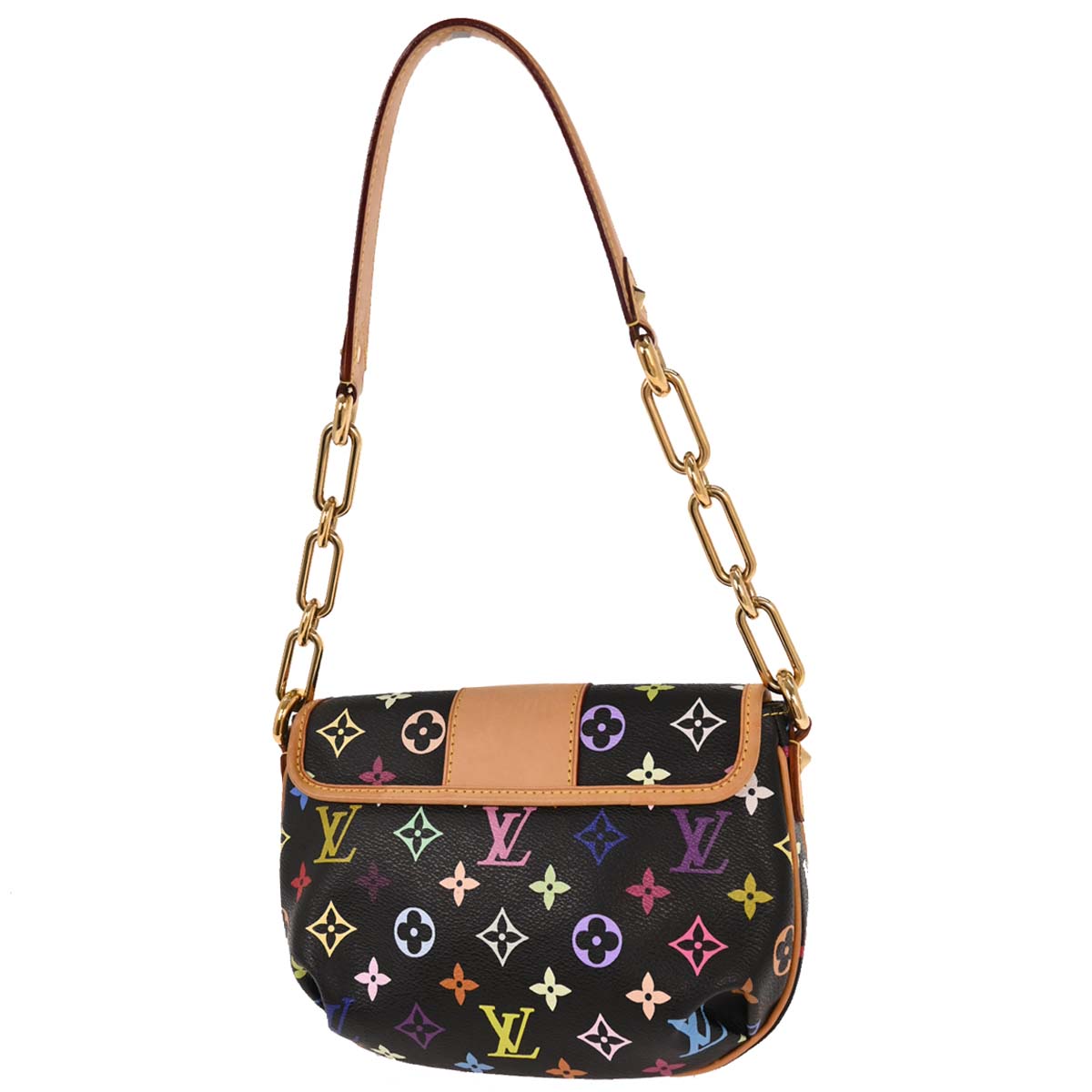 Louis Vuitton Black Monogram Multicolor Patty Handbag M40306