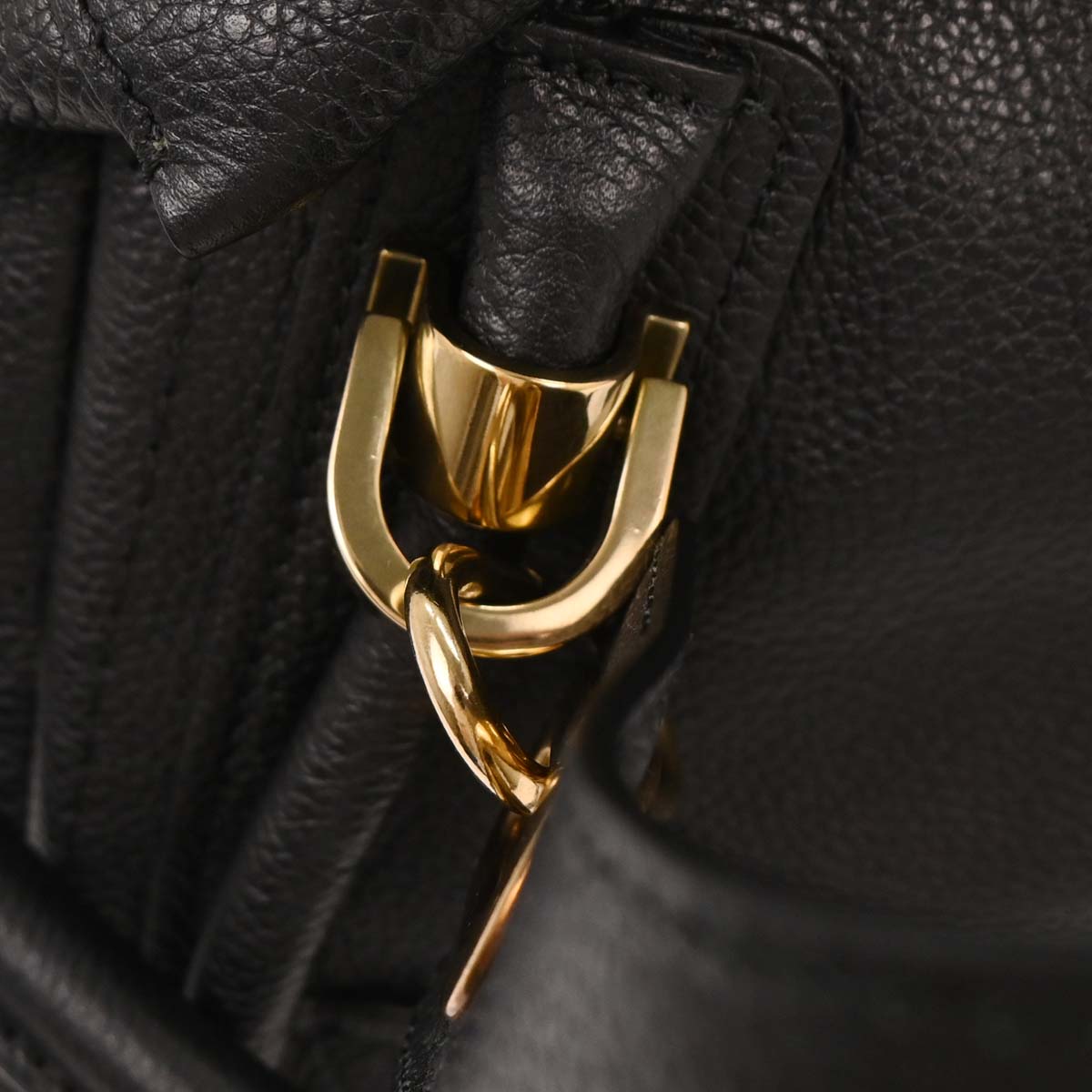 Chloe Black Paraty 2way Shoulder Handbag