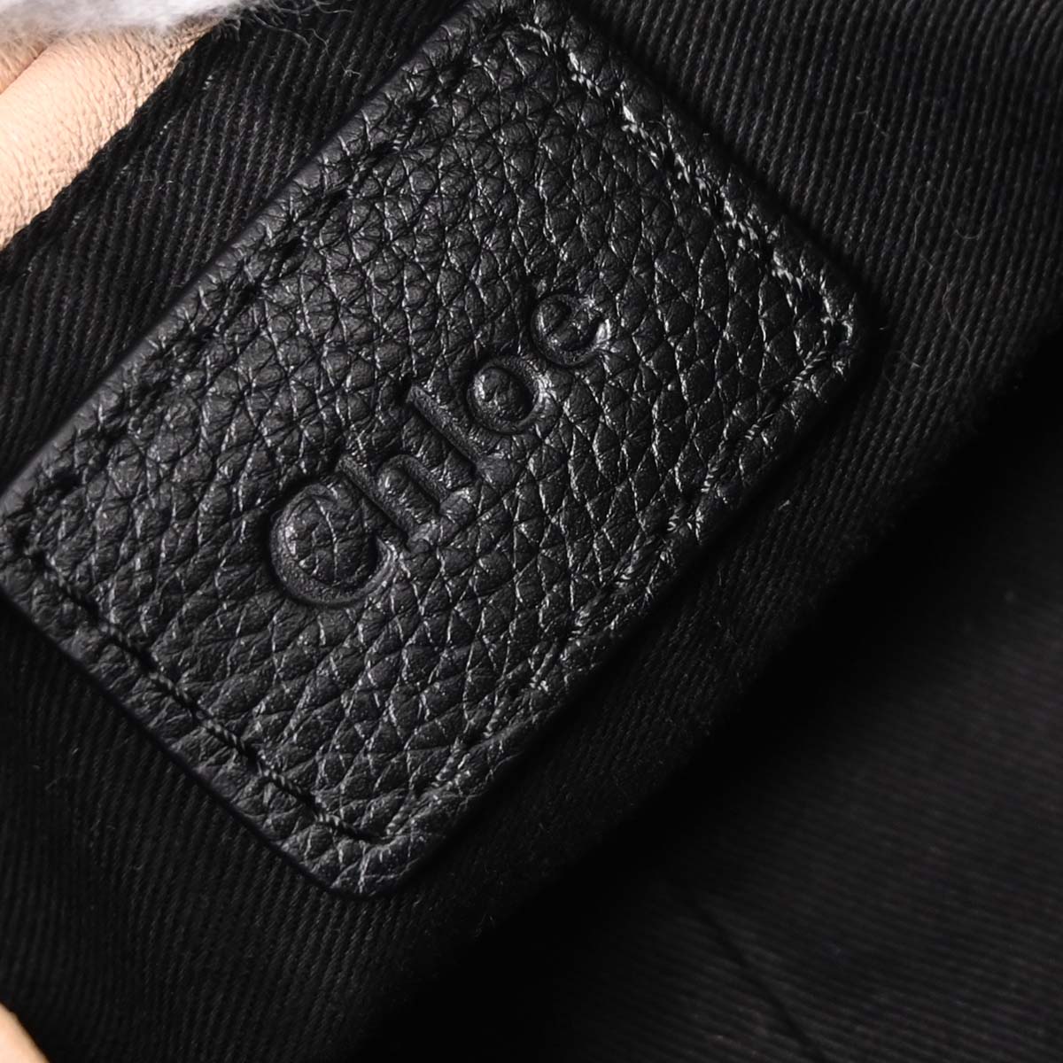 Chloe Black Paraty 2way Shoulder Handbag