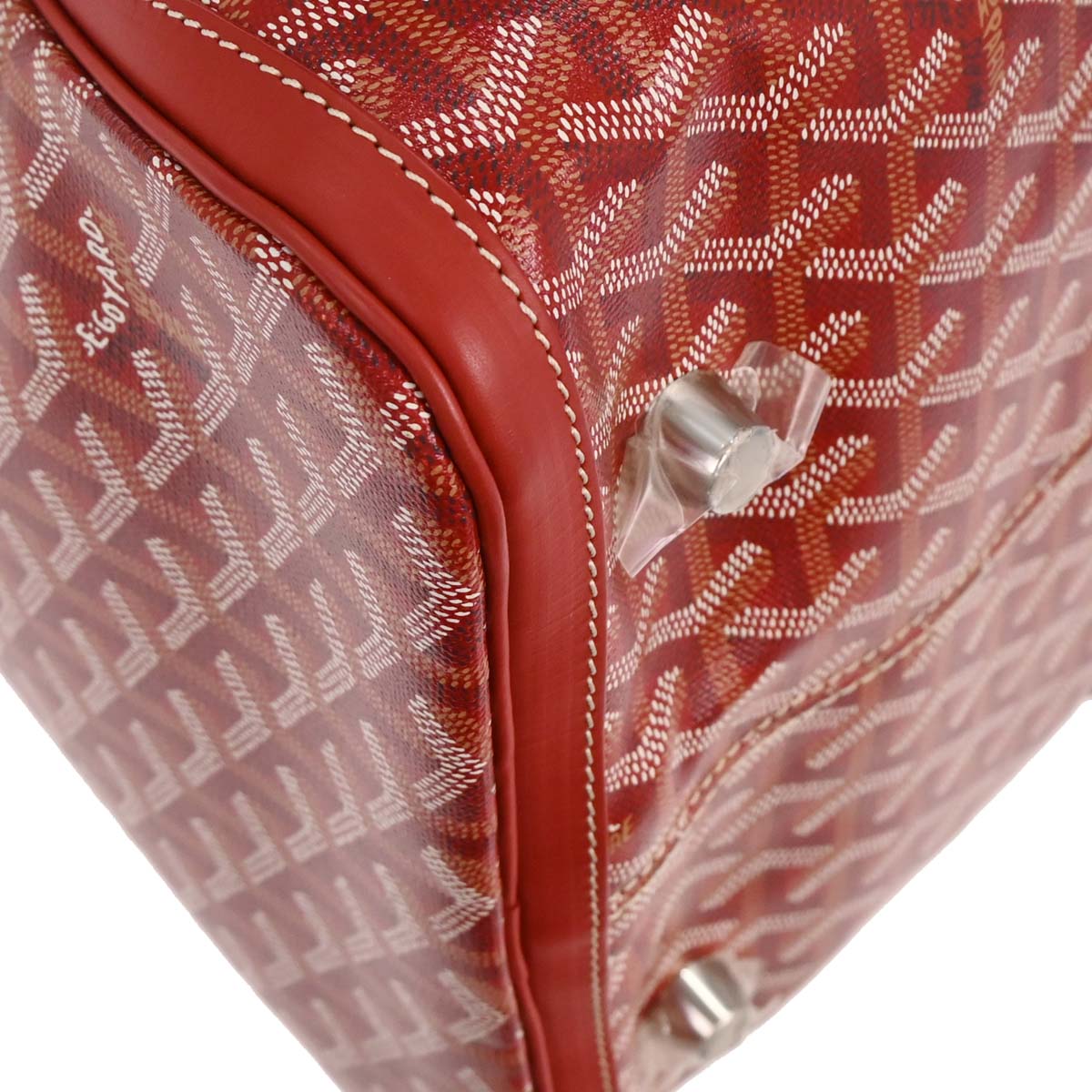 Goyard Red Croisiere 55 2way Duffle Shoulder Bag