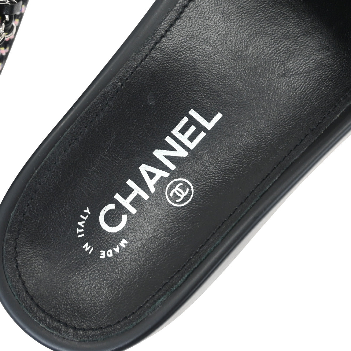 Chanel * Black Shoes Sandals #39