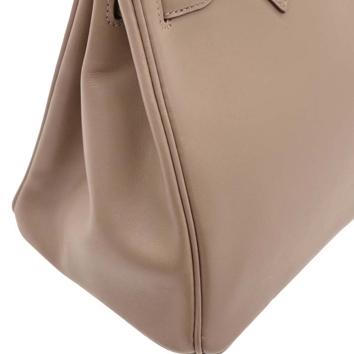 Hermes Argile Tadelakt Guilloche Birkin 25 Handbag