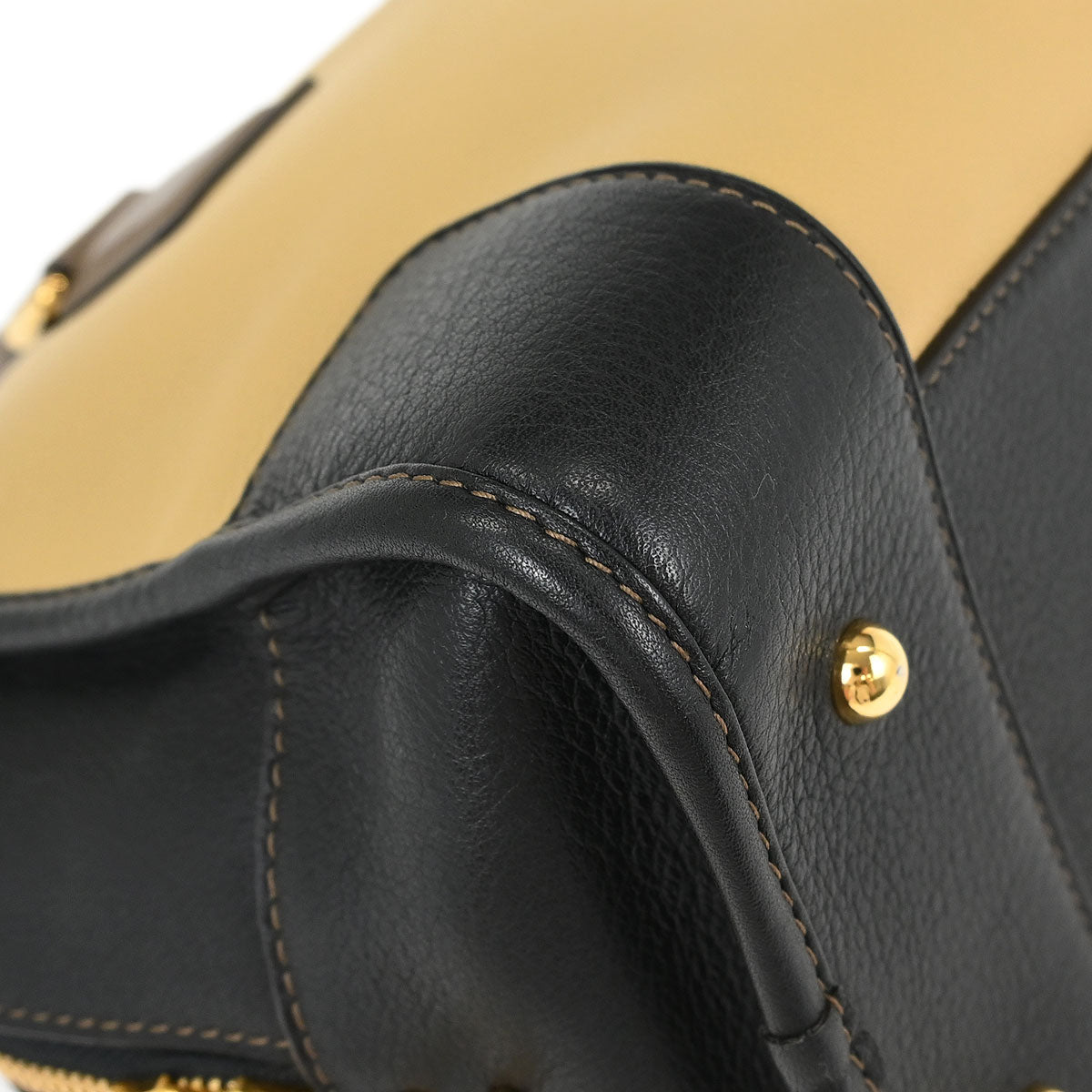 Loewe Beige Black Brown Amazona 28 Handbag