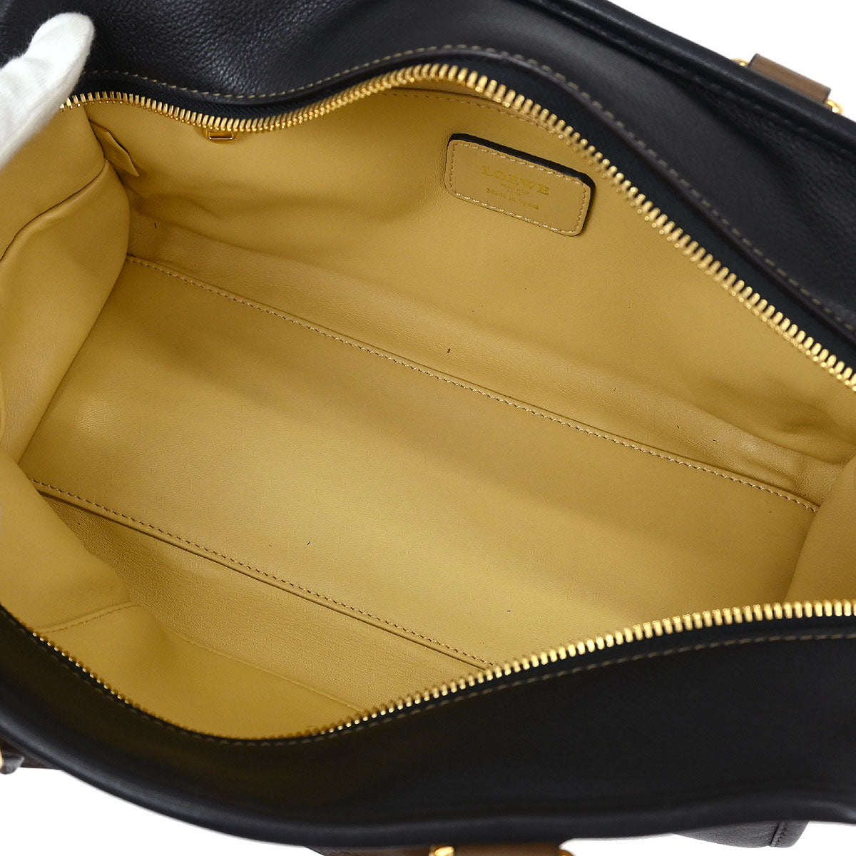 Loewe Beige Black Brown Amazona 28 Handbag