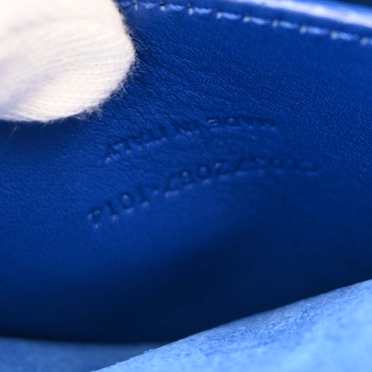 Saint Laurent Blue Leather Baby Cabas 2way Shoulder Handbag