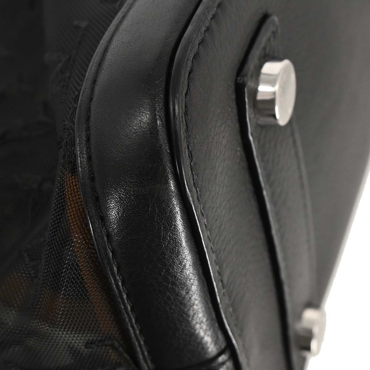 Louis Vuitton Black Monogram Transparent Lockit Handbag M40769