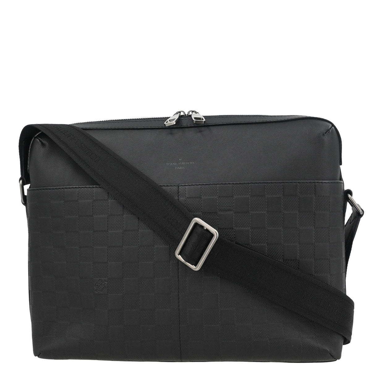 Louis Vuitton Black Damier Infini Calypso MM Shoulder Bag N41201