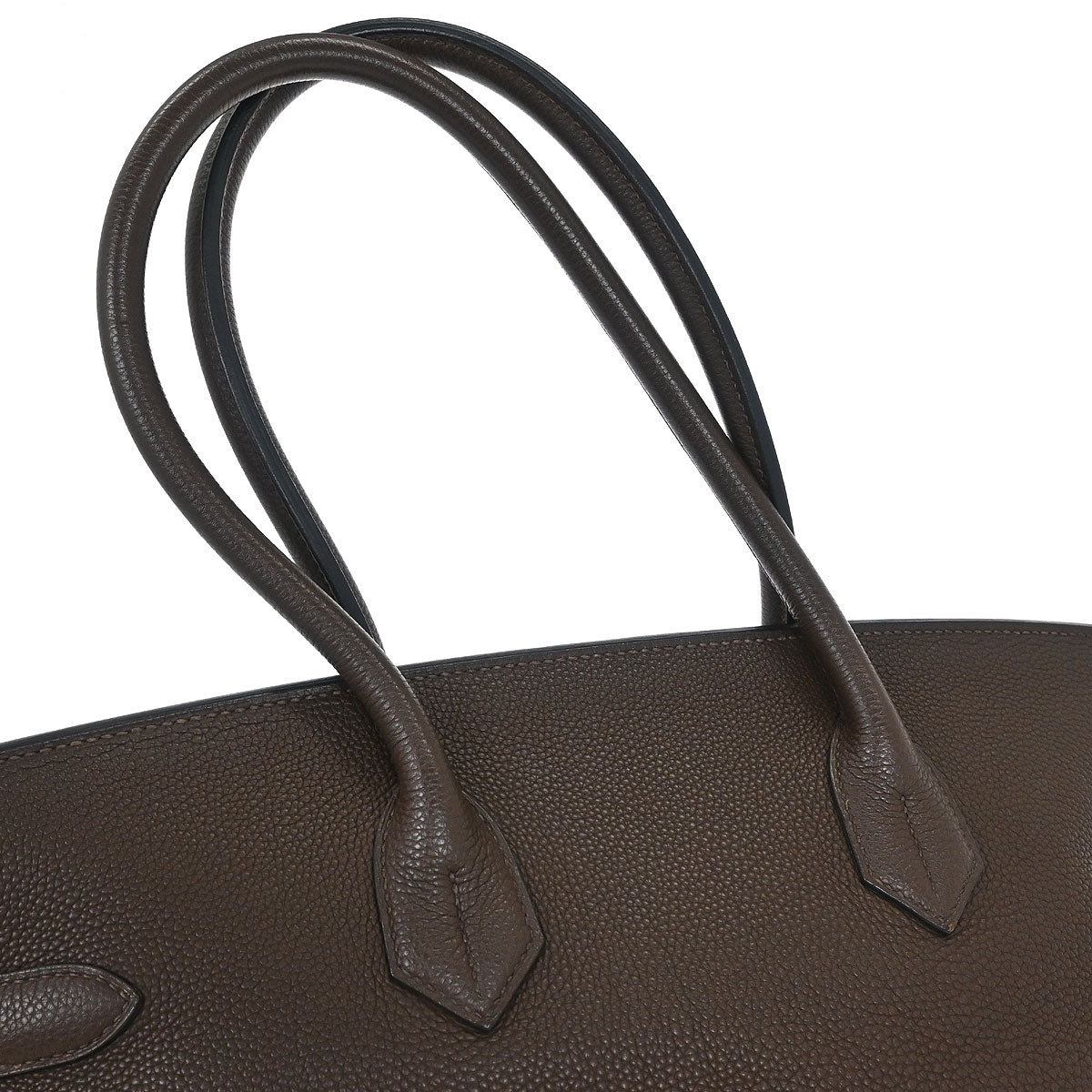 Hermes Chocolat Togo JPG Shoulder Birkin Handbag