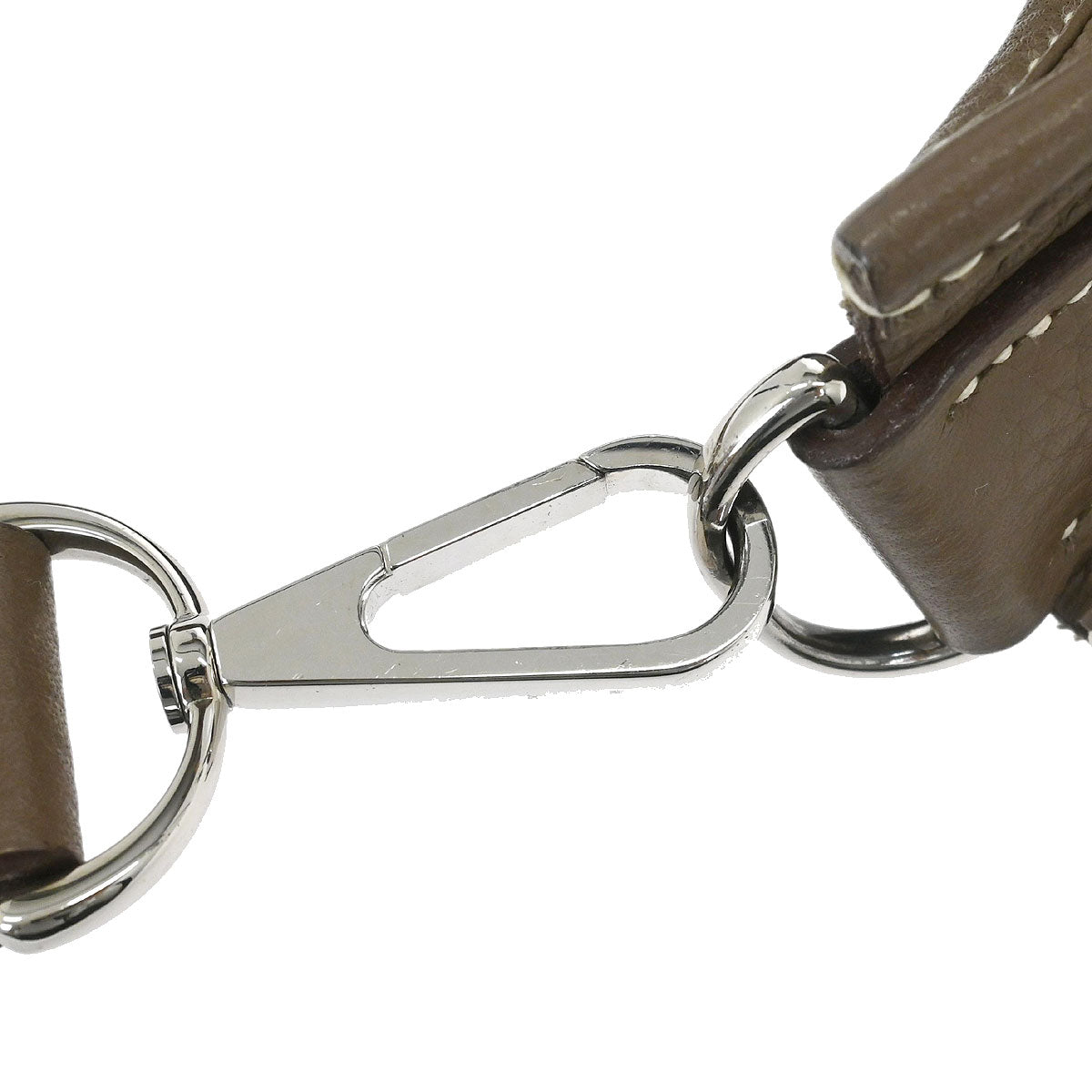 Hermes Etoupe Taurillon Clemence Evelyne 3 29 PM Shoulder Bag