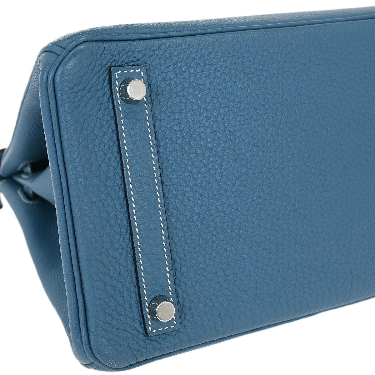 Hermes Blue Jean Togo Birkin 30 Handbag