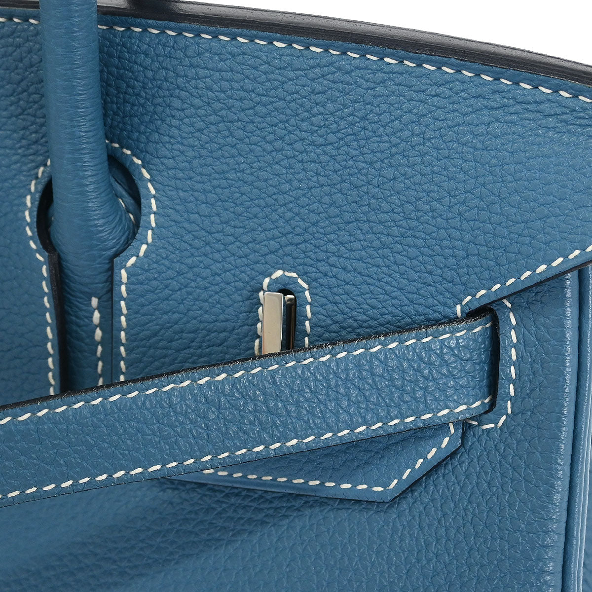 Hermes Blue Jean Togo Birkin 30 Handbag