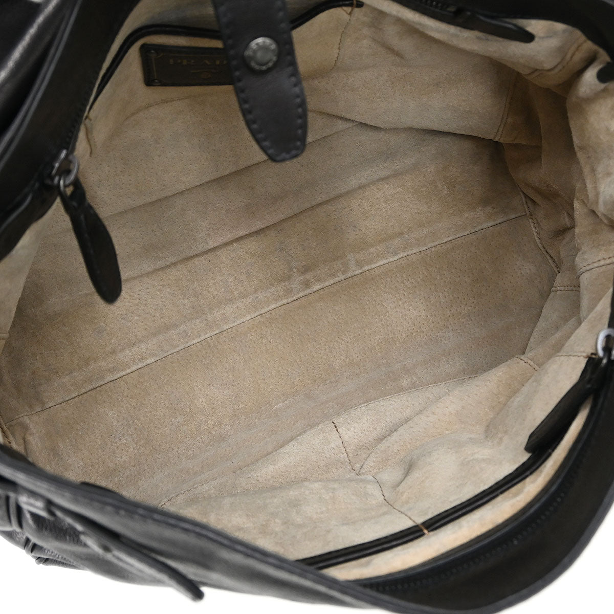 Prada Black Calfskin Handbag