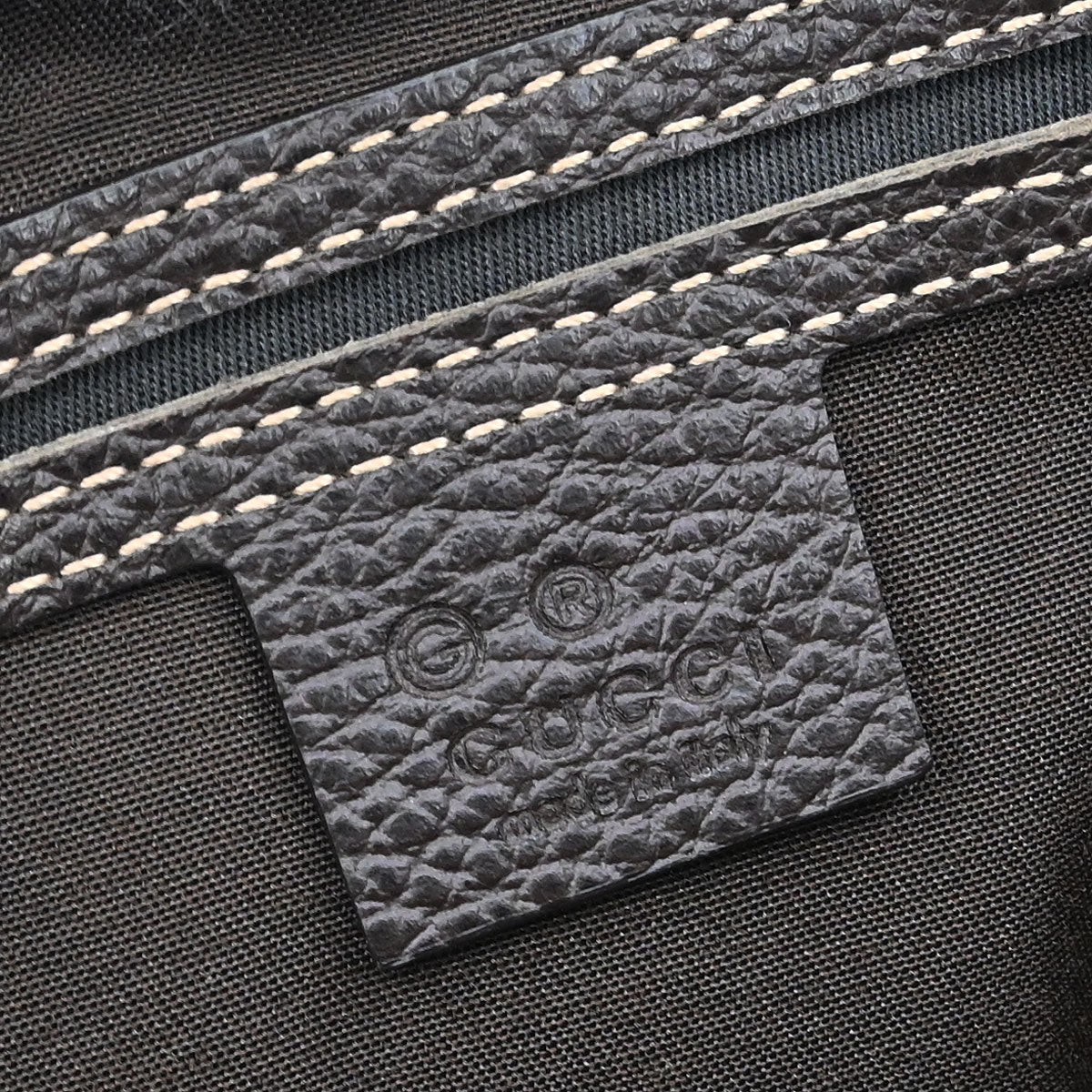 Gucci Brown GG Crystal Duffle Handbag