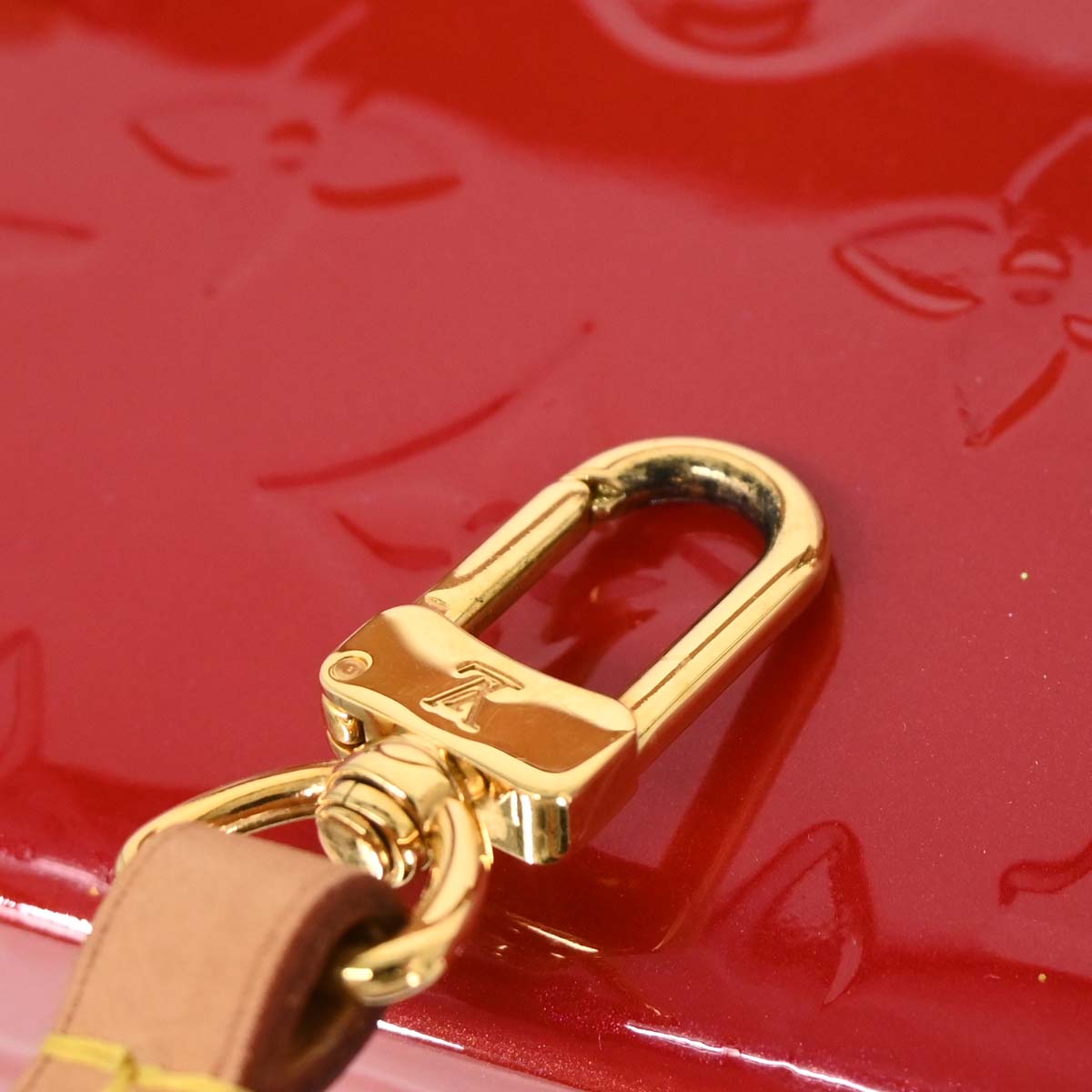 Louis Vuitton Red Vernis Bleecker Box Handbag M52464
