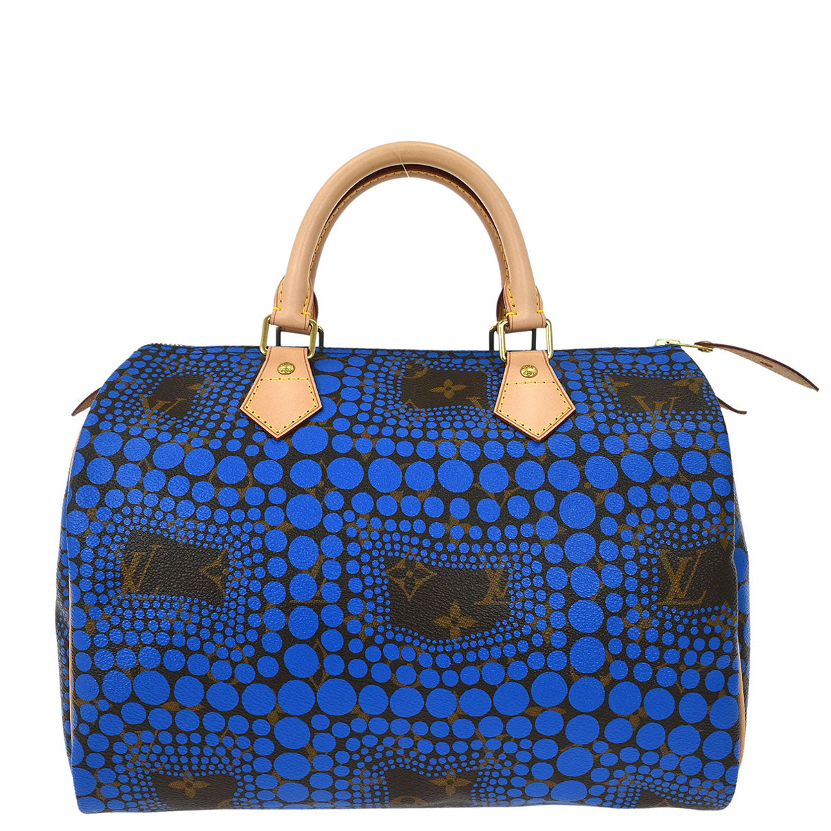 Louis Vuitton Blue Monogram Town Speedy 30 Handbag M40691