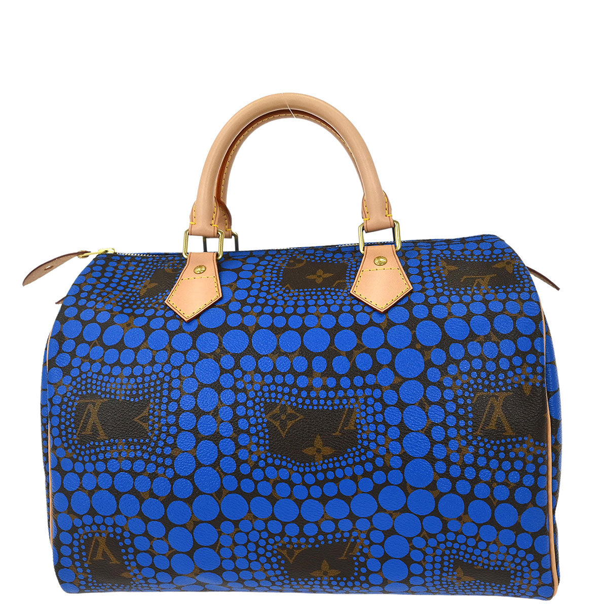 Louis Vuitton Blue Monogram Town Speedy 30 Handbag M40691