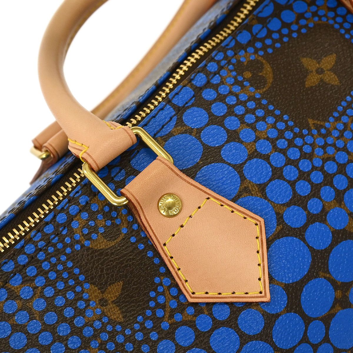 Louis Vuitton Blue Monogram Town Speedy 30 Handbag M40691