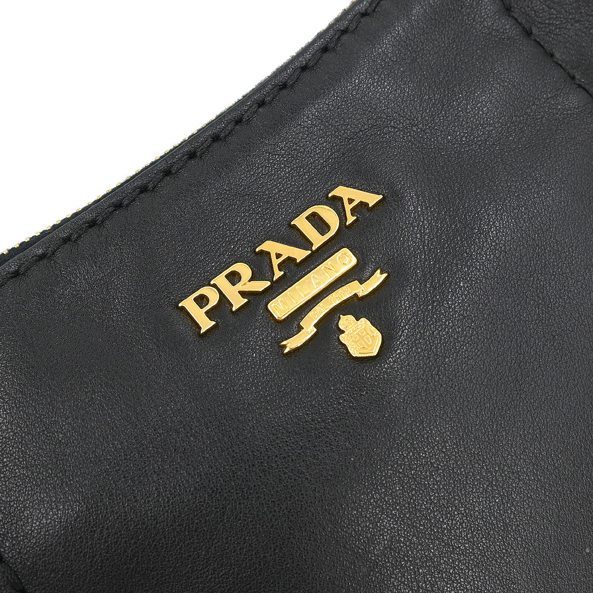 Prada * Black Calfskin Shoulder Bag