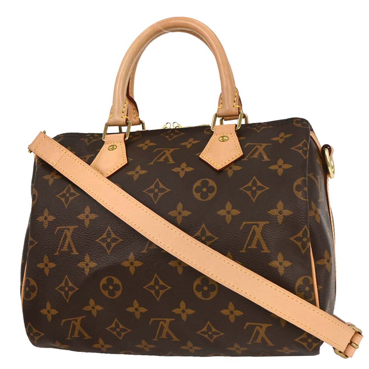 Louis Vuitton Monogram Speedy Bandouliere 25 2way Shoulder Handbag M46977