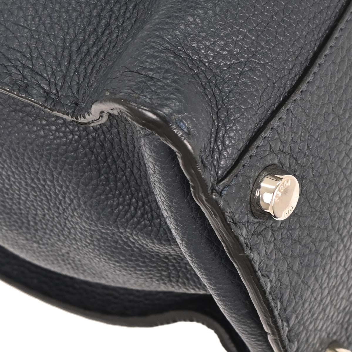 Fendi Navy Peekaboo Fit Monster 2way Shoulder Handbag