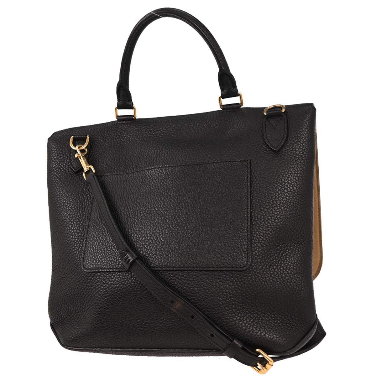 Louis Vuitton Black Taurillon Volta 2way Shoulder Handbag M50255