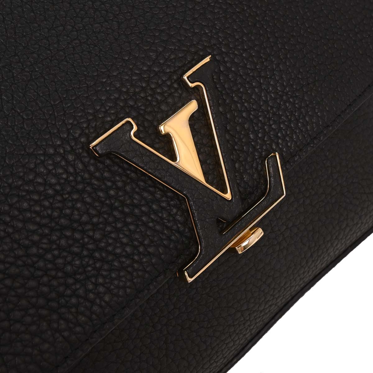 Louis Vuitton Black Taurillon Volta 2way Shoulder Handbag M50255