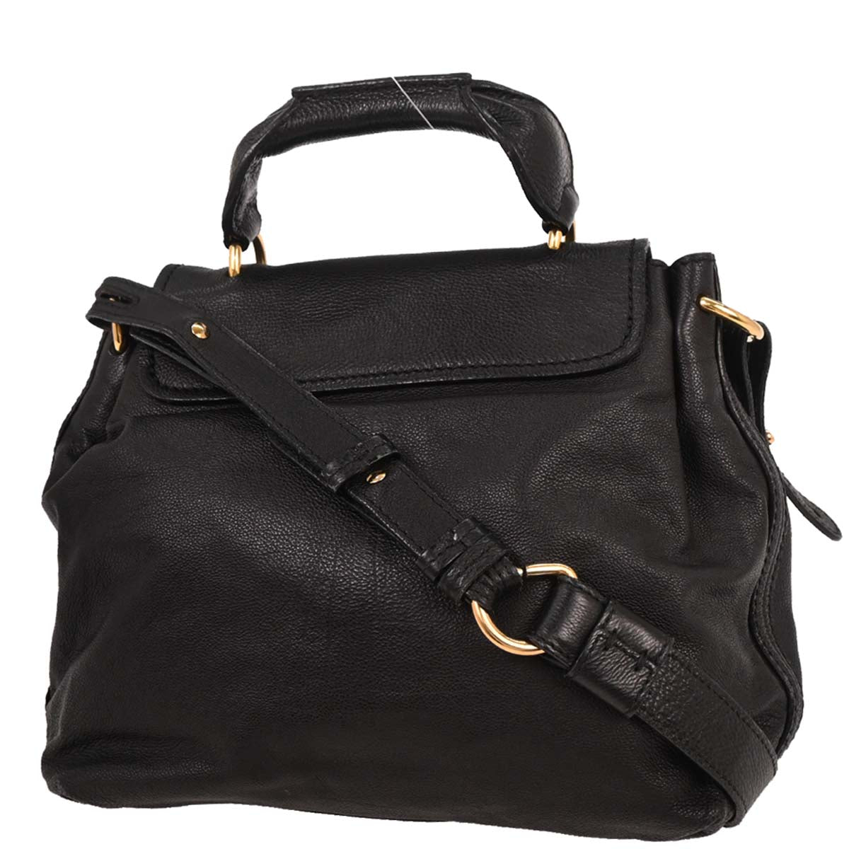 Chloe 2012 Black Leather Elsie Handbag