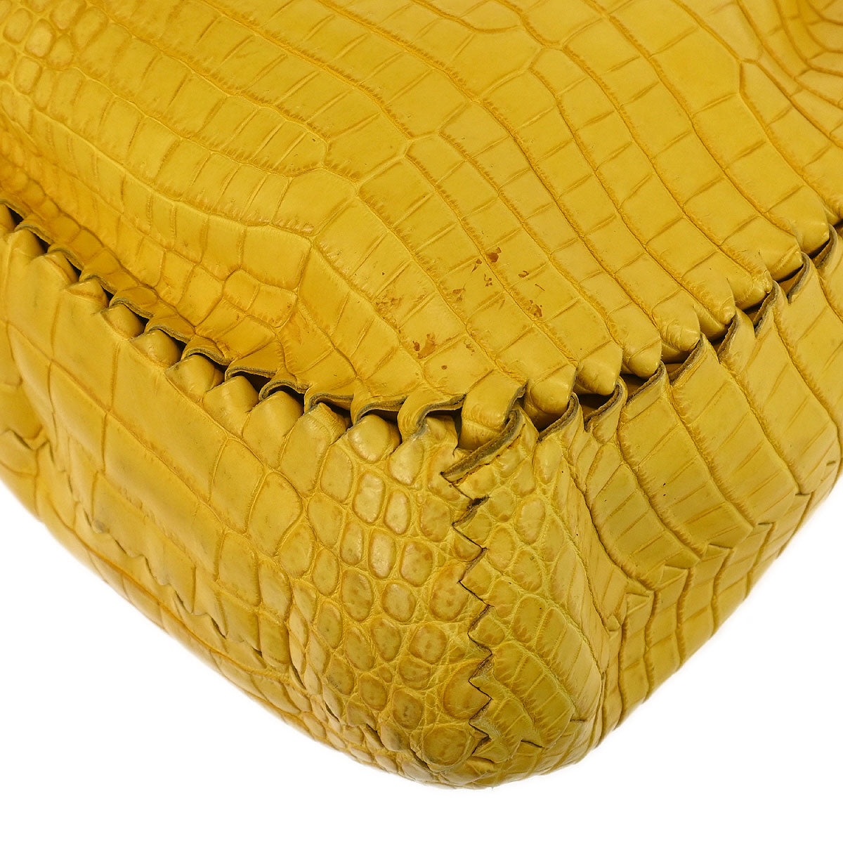Bottega Veneta * Yellow Crocodile Hobo Bag