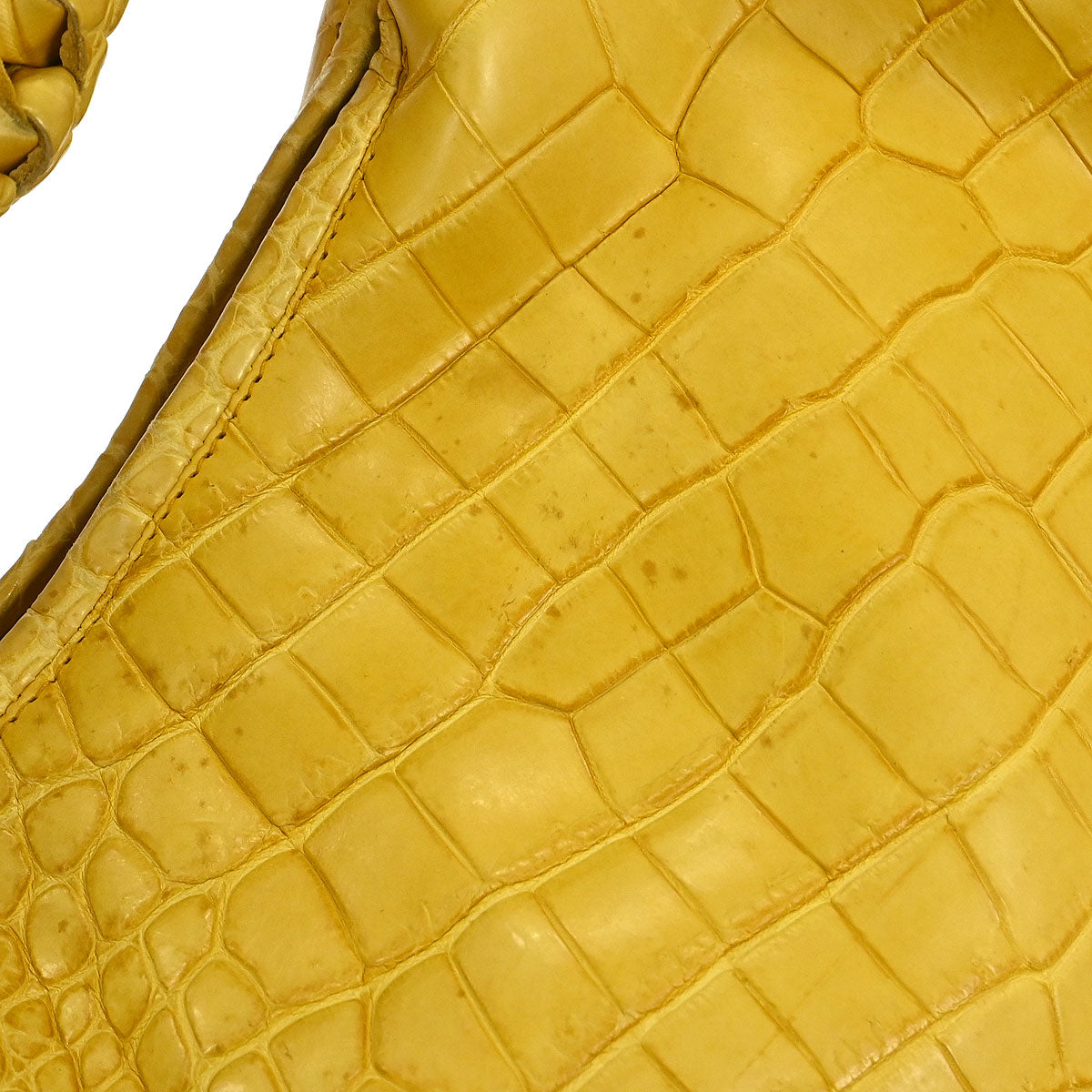 Bottega Veneta * Yellow Crocodile Hobo Bag